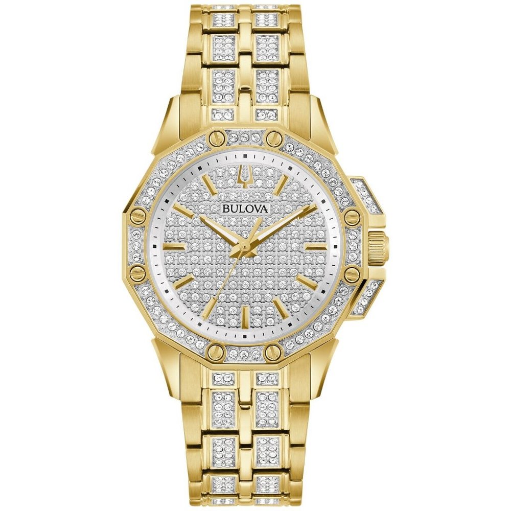 Bulova Diamond Two Tone Gold Watch